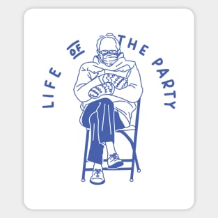 Bernie Life of the Party Sticker